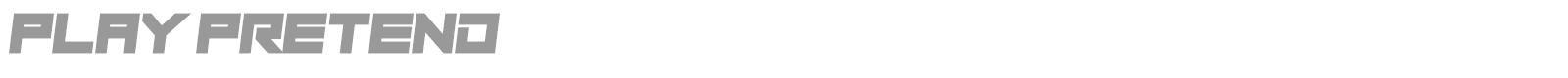 Play Pretend font preview